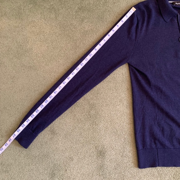 Rapha Navy Wool Cycling Sweater - Picture 6 of 10